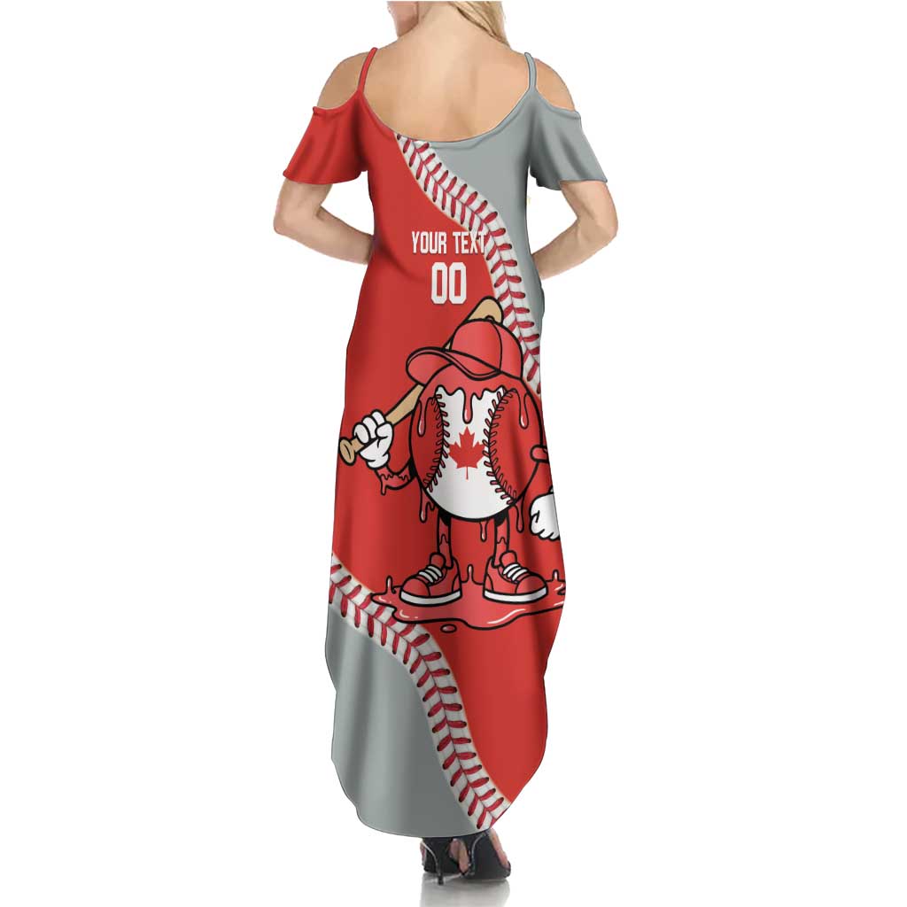 Canada 2026 Baseball Custom Summer Maxi Dress Go Champions Drip Style