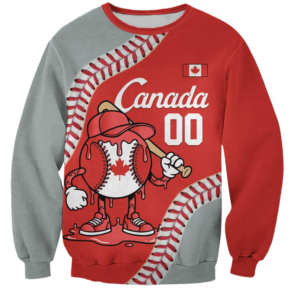 Canada 2026 Baseball Custom Sweatshirt Go Champions Drip Style