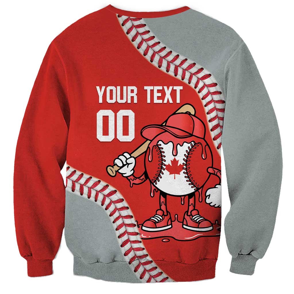 Canada 2026 Baseball Custom Sweatshirt Go Champions Drip Style