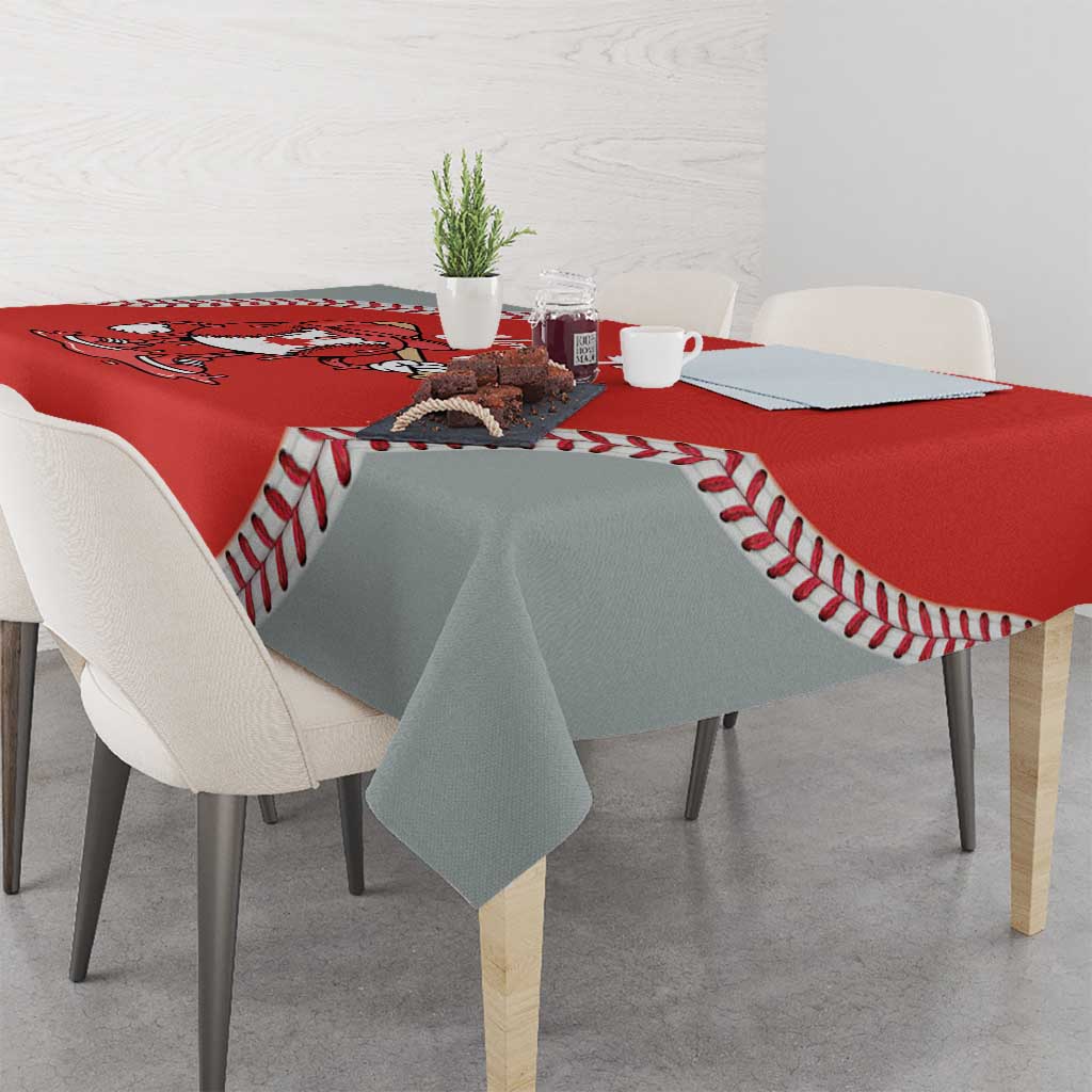 Canada 2026 Baseball Custom Tablecloth Go Champions Drip Style
