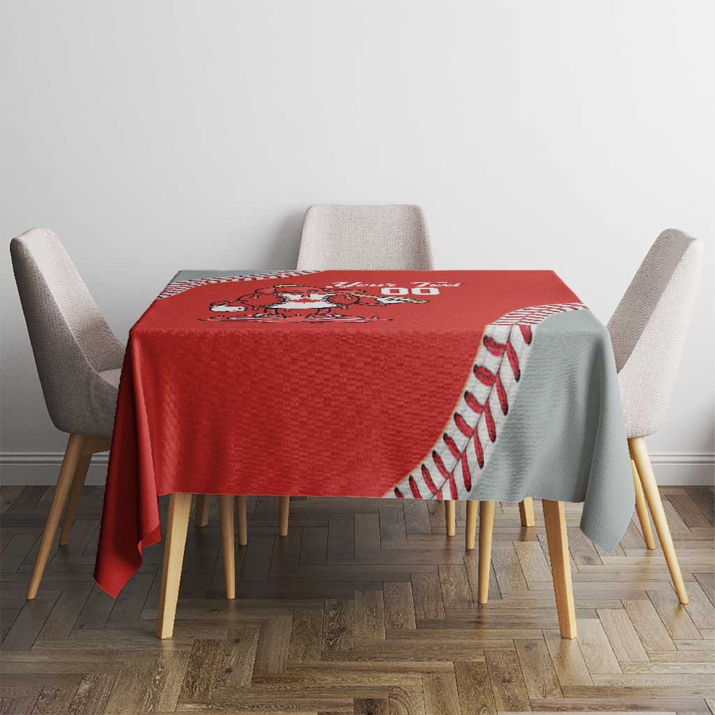 Canada 2026 Baseball Custom Tablecloth Go Champions Drip Style