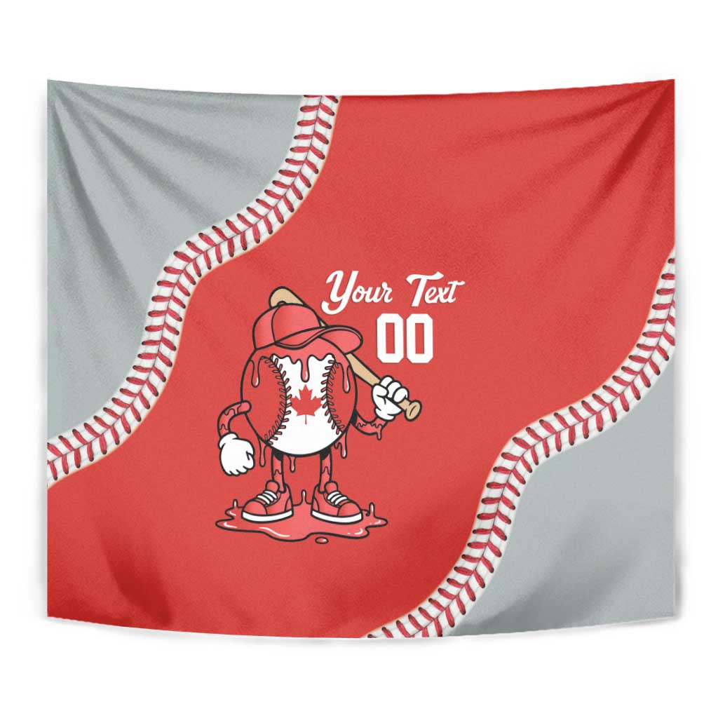 Canada 2026 Baseball Custom Tapestry Go Champions Drip Style