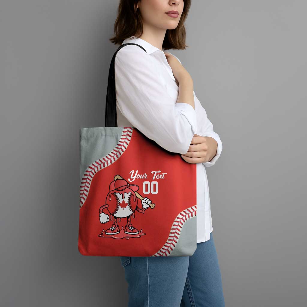 Canada 2026 Baseball Custom Tote Bag Go Champions Drip Style