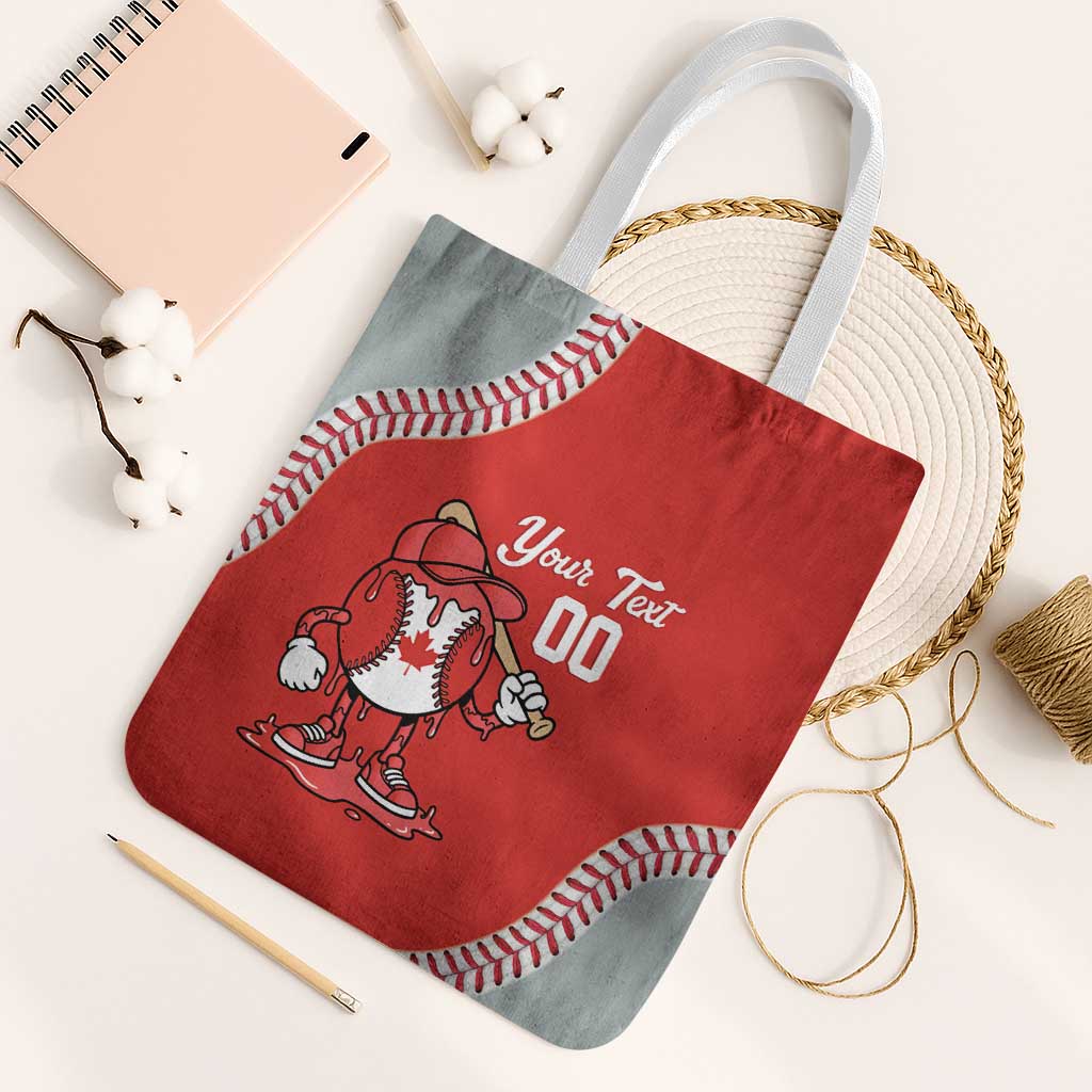 Canada 2026 Baseball Custom Tote Bag Go Champions Drip Style