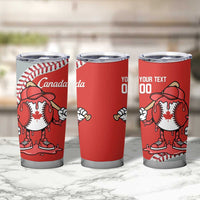 Canada 2026 Baseball Custom Tumbler Cup Go Champions Drip Style