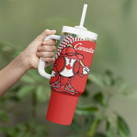 Canada 2026 Baseball Custom Tumbler With Handle Go Champions Drip Style