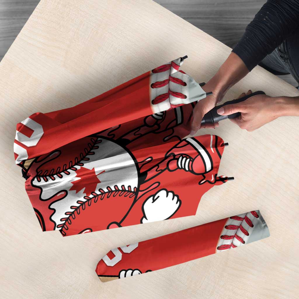 Canada 2026 Baseball Custom Umbrella Go Champions Drip Style