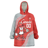 Canada 2026 Baseball Custom Wearable Blanket Hoodie Go Champions Drip Style