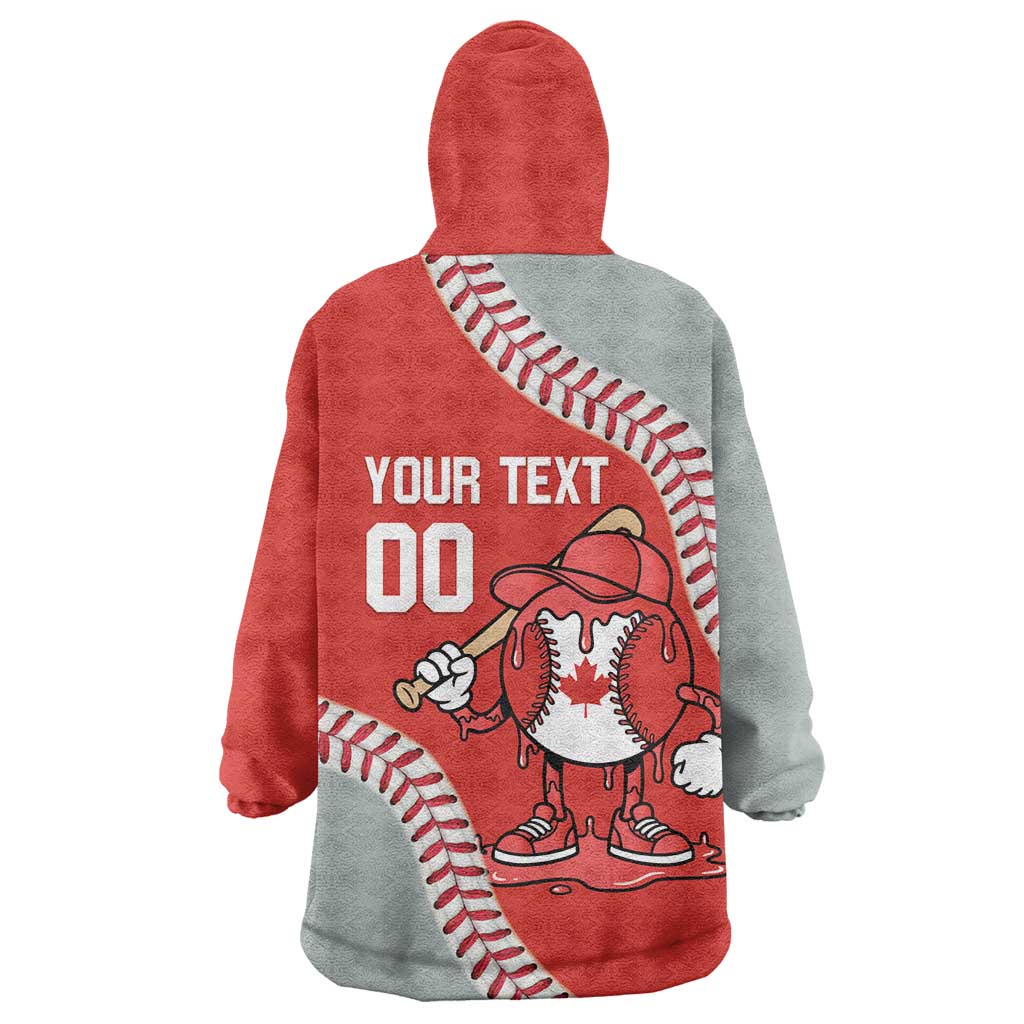 Canada 2026 Baseball Custom Wearable Blanket Hoodie Go Champions Drip Style