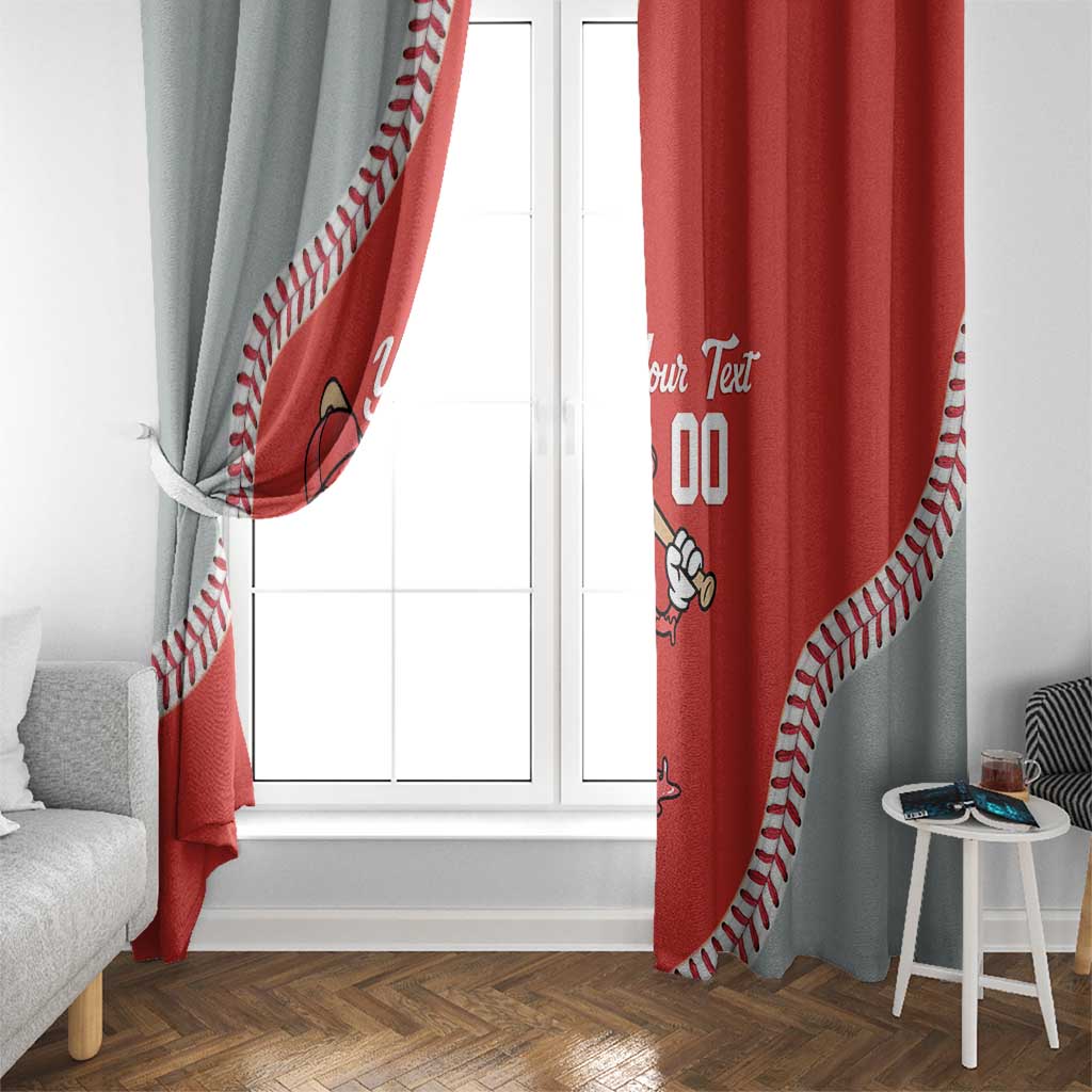 Canada 2026 Baseball Custom Window Curtain Go Champions Drip Style