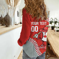 Canada 2026 Baseball Custom Women Casual Shirt Go Champions Drip Style