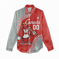 Canada 2026 Baseball Custom Women Casual Shirt Go Champions Drip Style