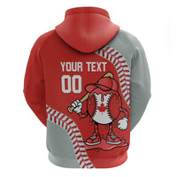 Canada 2026 Baseball Custom Zip Hoodie Go Champions Drip Style