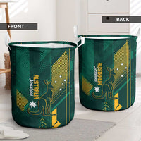 Australia Socceroos 2026 Custom Laundry Basket Go Aussie Kangaroo National Color
