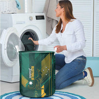 Australia Socceroos 2026 Custom Laundry Basket Go Aussie Kangaroo National Color