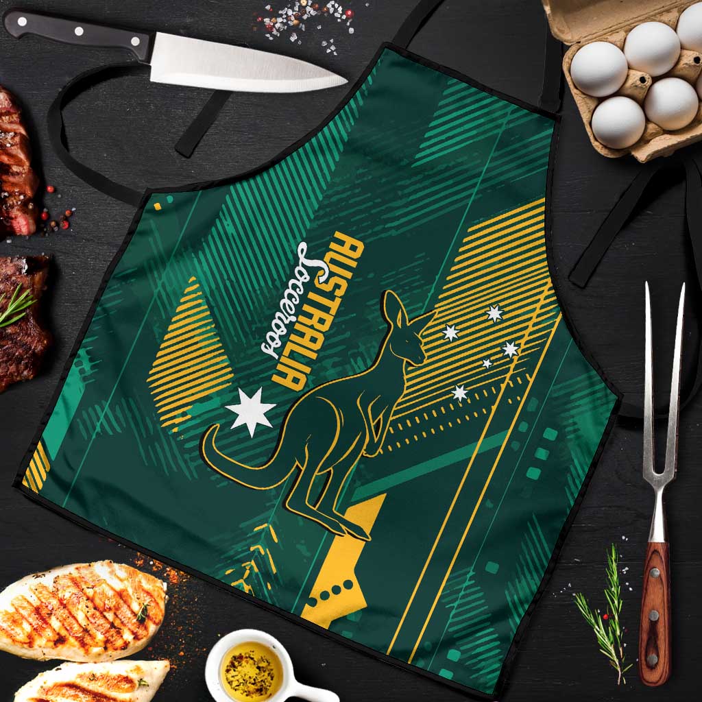 Australia Socceroos 2026 Custom Apron Go Aussie Kangaroo National Color