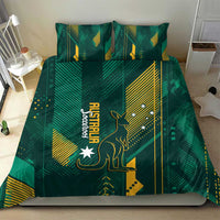 Australia Socceroos 2026 Custom Bedding Set Go Aussie Kangaroo National Color