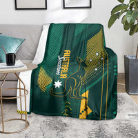 Australia Socceroos 2026 Custom Blanket Go Aussie Kangaroo National Color
