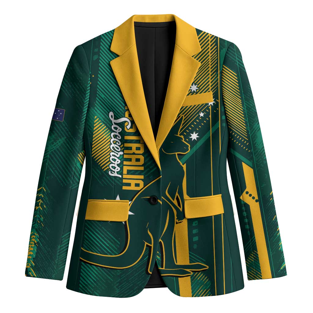 Australia Socceroos 2026 Custom Blazer Go Aussie Kangaroo National Color