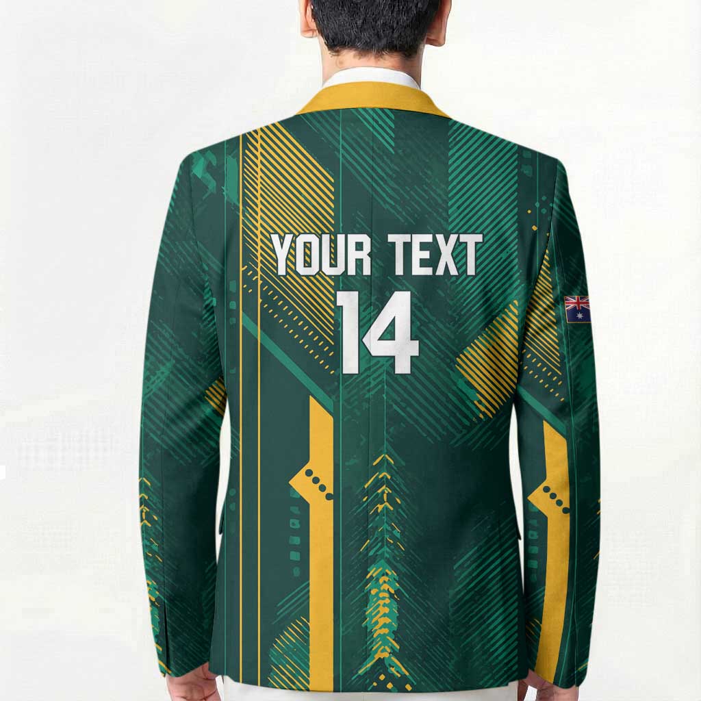 Australia Socceroos 2026 Custom Blazer Go Aussie Kangaroo National Color