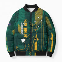 Australia Socceroos 2026 Custom Bomber Puffer Jacket Go Aussie Kangaroo National Color