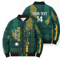Australia Socceroos 2026 Custom Bomber Puffer Jacket Go Aussie Kangaroo National Color