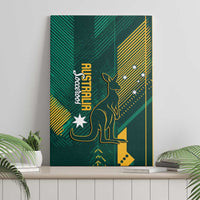 Australia Socceroos 2026 Custom Canvas Wall Art Go Aussie Kangaroo National Color