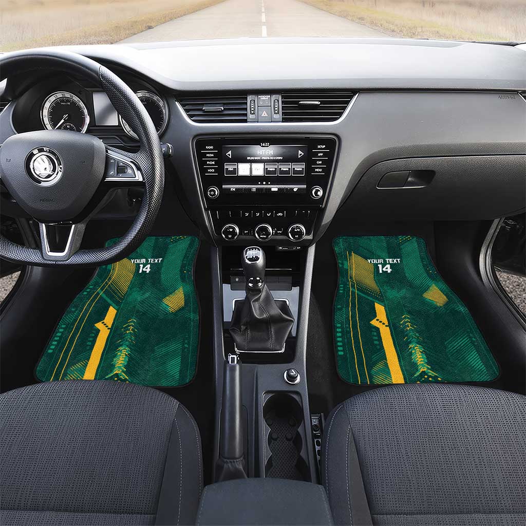 Australia Socceroos 2026 Custom Car Mats Go Aussie Kangaroo National Color