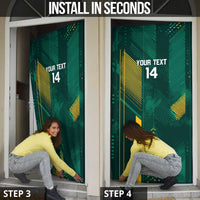 Australia Socceroos 2026 Custom Door Cover Go Aussie Kangaroo National Color
