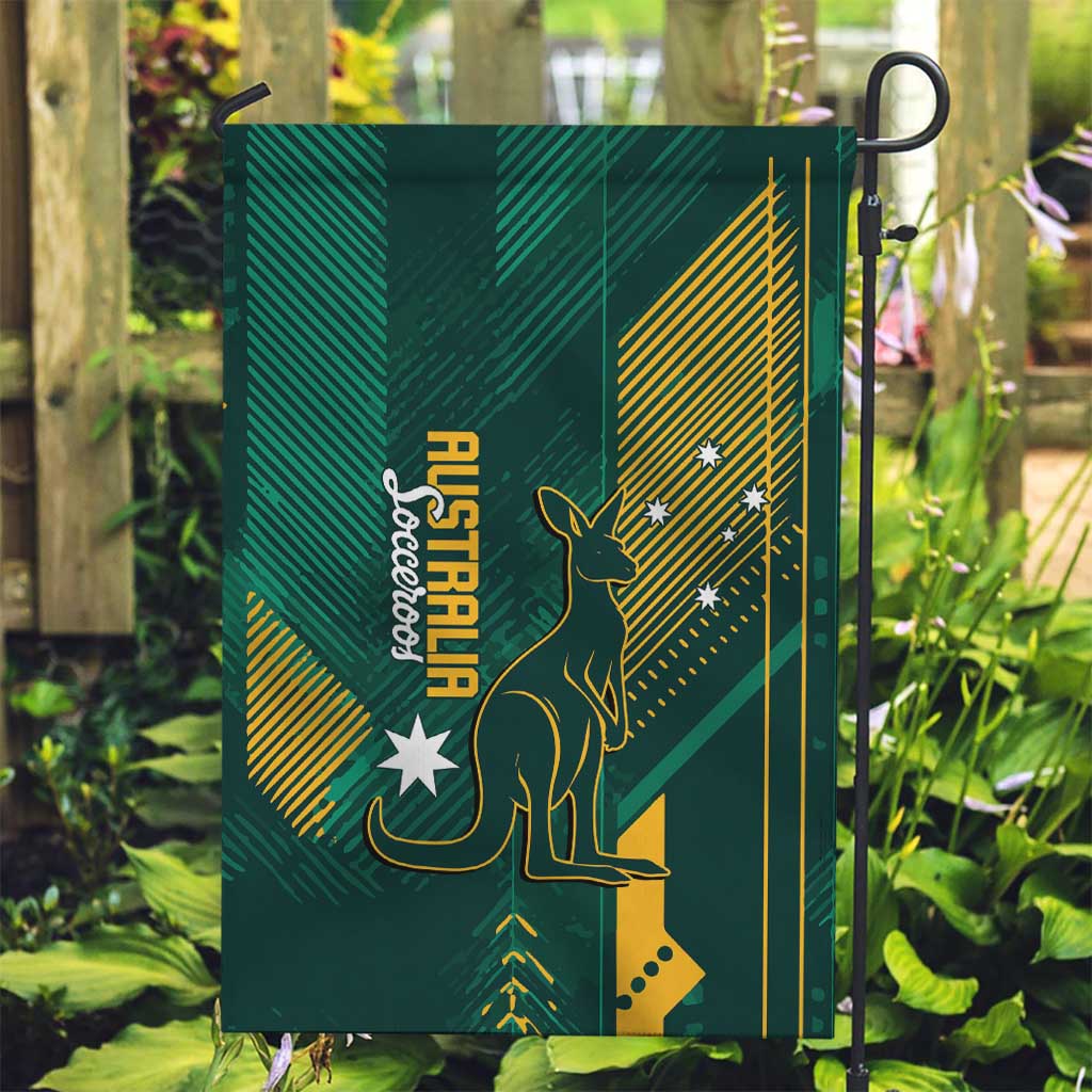 Australia Socceroos 2026 Custom Garden Flag Go Aussie Kangaroo National Color