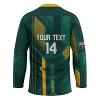 Australia Socceroos 2026 Custom Hockey Jersey Go Aussie Kangaroo National Color