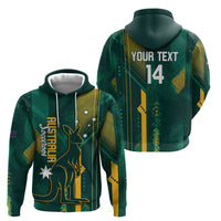 Australia Socceroos 2026 Custom Hoodie Go Aussie Kangaroo National Color