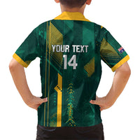 Australia Socceroos 2026 Custom Kid Hawaiian Shirt Go Aussie Kangaroo National Color