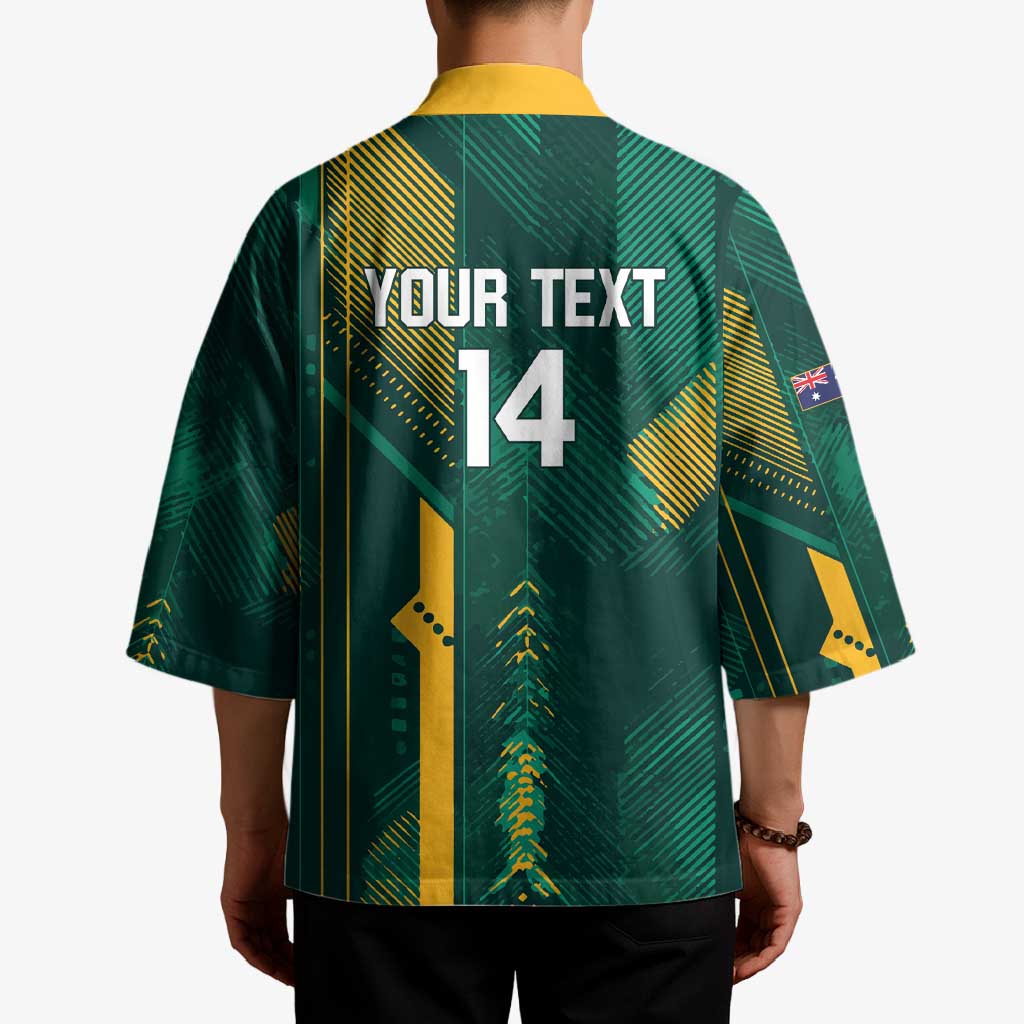 Australia Socceroos 2026 Custom Kimono Go Aussie Kangaroo National Color