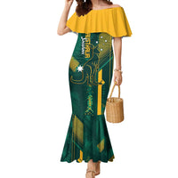 Australia Socceroos 2026 Custom Mermaid Dress Go Aussie Kangaroo National Color