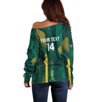 Australia Socceroos 2026 Custom Off Shoulder Sweater Go Aussie Kangaroo National Color