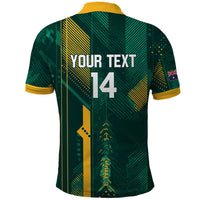 Australia Socceroos 2026 Custom Polo Shirt Go Aussie Kangaroo National Color