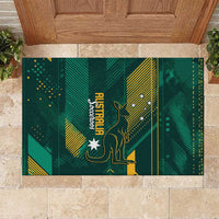 Australia Socceroos 2026 Custom Rubber Doormat Go Aussie Kangaroo National Color