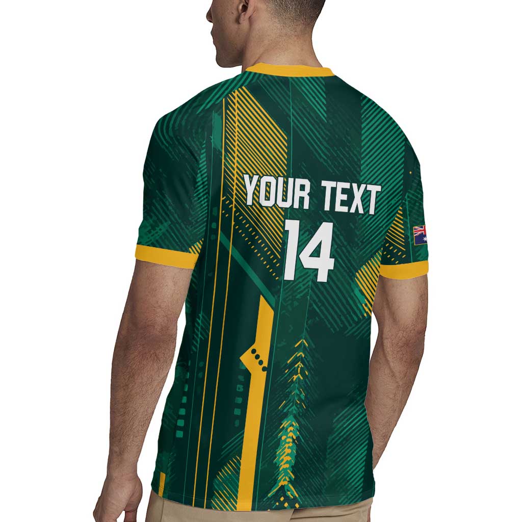 Australia Socceroos 2026 Custom Rugby Jersey Go Aussie Kangaroo National Color