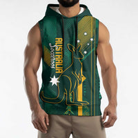 Australia Socceroos 2026 Custom Sleeveless Hoodie Go Aussie Kangaroo National Color