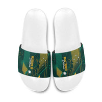 Australia Socceroos 2026 Custom Slide Sandals Go Aussie Kangaroo National Color