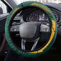 Australia Socceroos 2026 Steering Wheel Cover Go Aussie Kangaroo National Color
