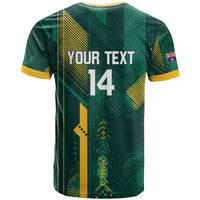 Australia Socceroos 2026 Custom T Shirt Go Aussie Kangaroo National Color