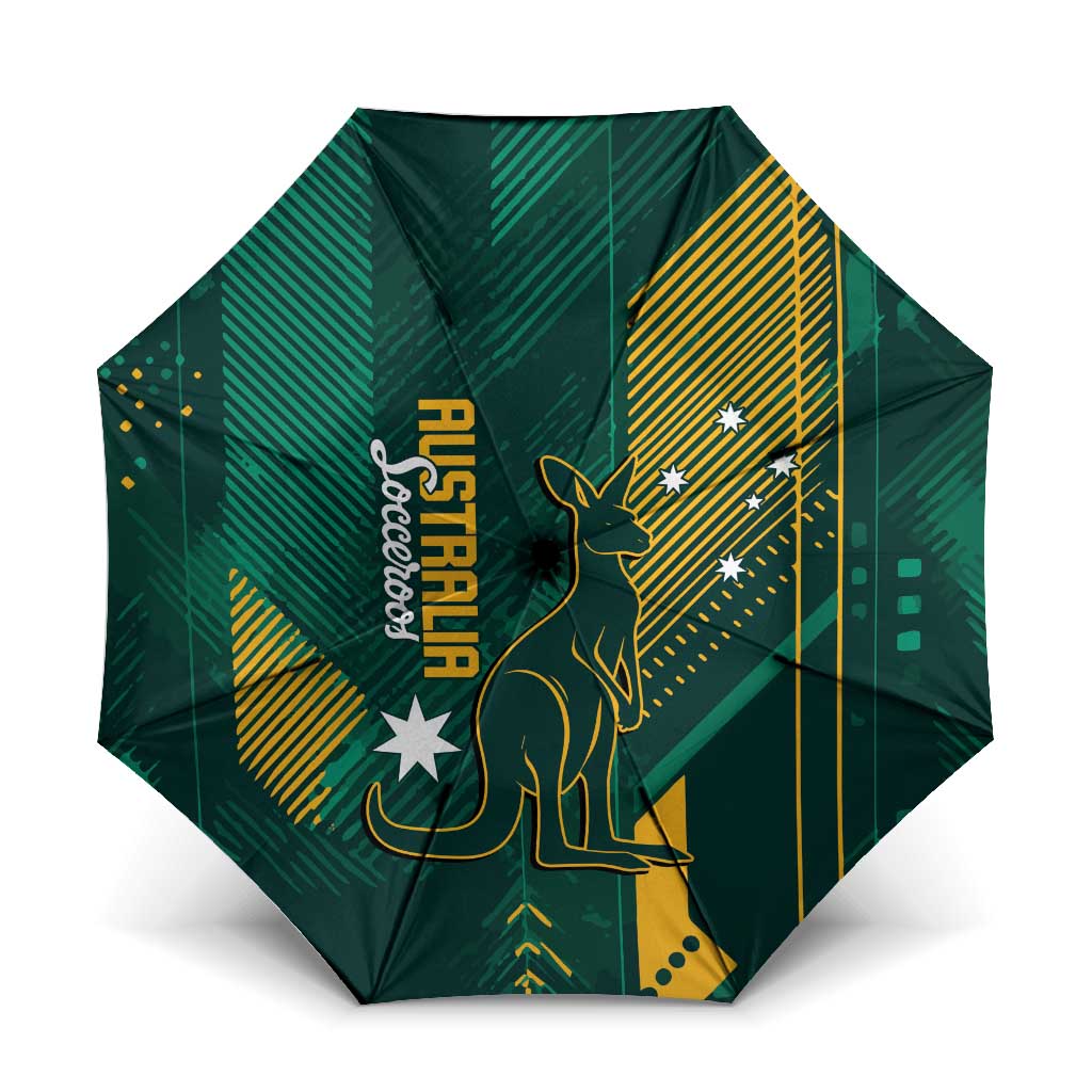 Australia Socceroos 2026 Custom Umbrella Go Aussie Kangaroo National Color
