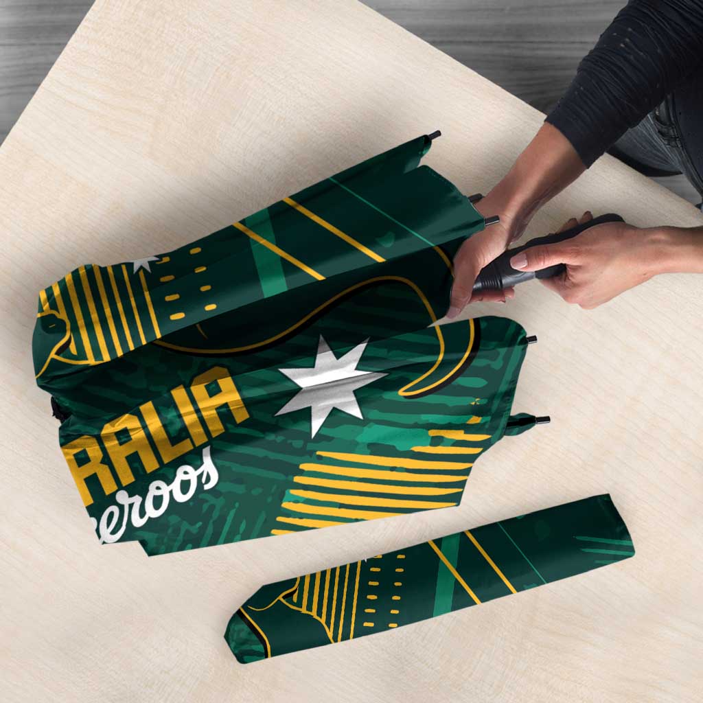 Australia Socceroos 2026 Custom Umbrella Go Aussie Kangaroo National Color