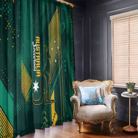 Australia Socceroos 2026 Custom Window Curtain Go Aussie Kangaroo National Color