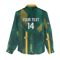 Australia Socceroos 2026 Custom Women Casual Shirt Go Aussie Kangaroo National Color