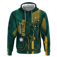 Australia Socceroos 2026 Custom Zip Hoodie Go Aussie Kangaroo National Color