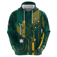 Australia Socceroos 2026 Custom Zip Hoodie Go Aussie Kangaroo National Color