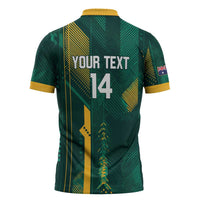 Australia Socceroos 2026 Custom Zipper Polo Shirt Go Aussie Kangaroo National Color